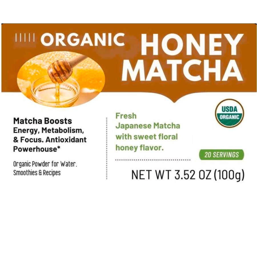 Honey Matcha Organic H&T Honey Matcha Organic H&T